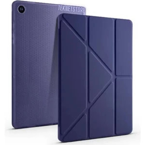 TEKNETSTORE Samsung Galaxy Tab A9 Plus 11 Inç Uyumlu Kılıf Kalem Bölmeli Arkası Silikon Kapak Kılıf SM-X210