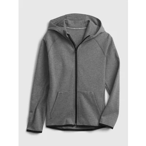 Erkek Çocuk Gri GapFit Kids Kapüşonlu Sweatshirt