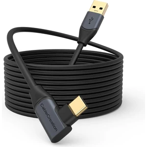 Cablecreation Meta Quest 3 512GB Vr Gözlük Uyumlu Type-C To Usb-A Kablo 5m USB 3.1
