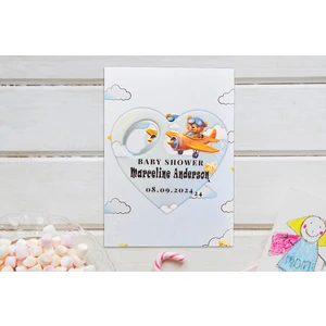 Mefa Tasarım 1. Doğum Günü Hediyesi, Bebek, Bayb Shower, Hoş Geldin, Bebek Şekeri, Buzdobabı Magnet, Erkek Çocuk Magnet