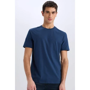 %100 Pamuk New Regular Fit Bisiklet Yaka Basic Düz Kısa Kollu Tişört V7699AZ25SP