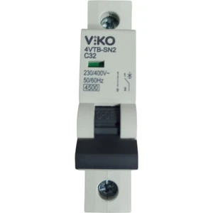 32 Amper.c  Tipi Otomatik Sigorta    4VTB-10  Sn2  4.5ka  1p  C  32A