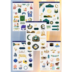 Miray Craft 5'li Ramazan Temalı 12*17CM Sticker Seti