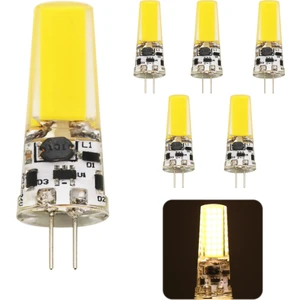 10 Adet 12 Volt G4 LED Ampül ( Beyaz Işık , Sarı Işık )