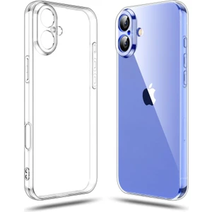 Iphone 16 Plus Uyumlu Şeffaf Kamera Korumalı Kılıf