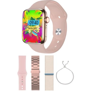 Watch 10 Mini Akıllı Saat Hediye Dolu Kutu Içeriği 3 Kordon ve Bileklik Zarafetlerle Dolu Kutu