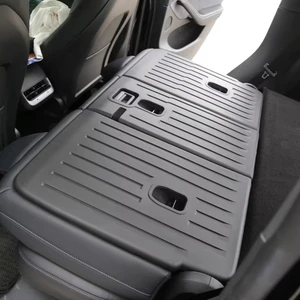 Li Parts Tesla Model Y TPE Arka Koltuk Koruyucu, Arka Koltuk Paspası  3'lü Set