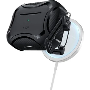 AirPods Pro / Pro 2 Kılıf - Cyber Armor Tough HaloLock MagSafe  Siyah