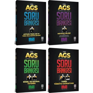 2025 Meb Ags Tarih Türkiye Coğrafyası Sayısal Sözel Yet. Mevzuat Bilgisi Eğ. Tem. Soru Bankası Retro