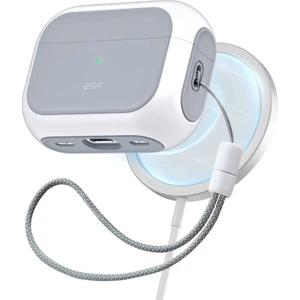 AirPods Pro / Pro 2 Kılıf Halolock Orbit Hybrid MagSafe - Beyaz