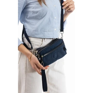 Klinkır Kumaş Mini Çapraz Askılı Kadın Çanta Yağmur Geçirmez El Askılı Çanta 20*10 cm Mega Bag