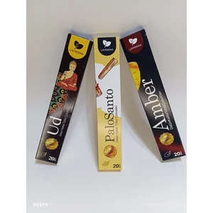 Tedi Sanat Çubuk Tütsü 60 Adet (3 Paket) Amber- Ud - Palo Santo Layansaa