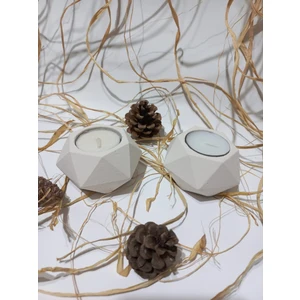 Emily Samy Küçük Altıgen Ikili Mumluk