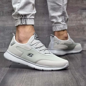 2038 Anatomik Tabanlı Bağcıksız Yürüyüş & Koşu Ayakkabısı - NKT02038-GRI-40