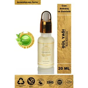 Gül Yağı Nemlendirici 20 ml Unisex Doğal Canlandırıcı ve Cilt Elastikiyetini Destekleyici