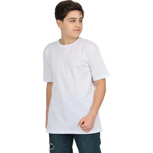 ERDEM KIDS Erkek Çocuk Düz Kısa Kollu Casual-Okul Basic T-Shirt