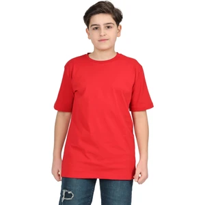 ERDEM KIDS Erkek Çocuk Düz Kısa Kollu Casual-Okul Basic T-Shirt
