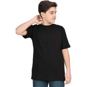 ERDEM KIDS Erkek Çocuk Düz Kısa Kollu Casual-Okul Basic T-Shirt