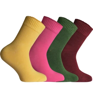 Comfort Serisi 4 'lü Unisex Bambu Organik Günlük Şeker Çorabı