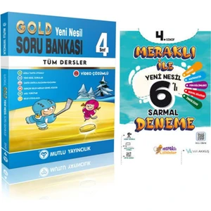 4. Sınıf Mutlu Gold Tüm Dersler Soru Bankası + Deneme Seti Optikli