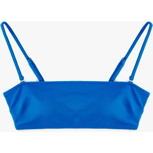 Astarlı Hafif Dolgulu Çıkarılabilir Askılı Straplez Bikini Üstü