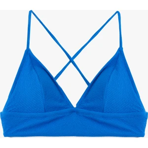 Arkası Çapraz Askılı Bağlama Detaylı Bralet Bikini Üstü