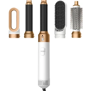 De Beers Yeni Profesyonel Saç Kurutma Makinesi 5'i 1 Arada Saç Şekillendirici Yüksek Hızlı Sıcak Hava Fırçası Güçlü Saç Kurutma Makinesi Çok Işlevli Sabit Saç Kurutma Makinesi (Yurt Dışından)