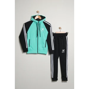 Pina Kids Unisex Dalgıç Kumaş Spor  Çocuk Eşofman Takımı ESF.2525