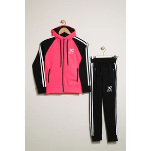 Pina Kids Unisex Dalgıç Kumaş Spor  Çocuk Eşofman Takımı ESF.2525