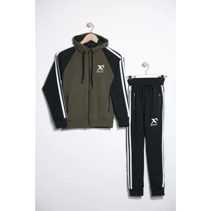 Pina Kids Unisex Dalgıç Kumaş Spor  Çocuk Eşofman Takımı ESF.2525