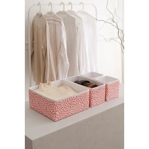 Rek Home Yaprak Desenli Dolap Çekmece Içi Düzenleyici 4'lü Organizer Kutu Set