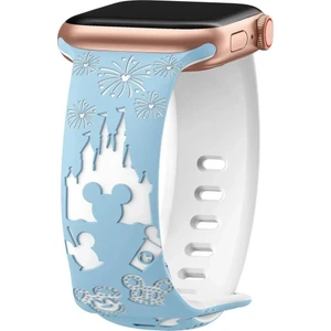 Apple Watch 44/45/46/49mm Kordon Leopar Desen Yumuşak Silikon Kordon 2/3/4/5/6/se/7/8/9/10/11/ultra