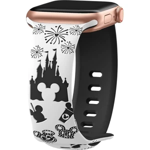 Watch 10 42MM - 38/40/41MM Kordon Leopar Desen Yumuşak Silikon Kordon