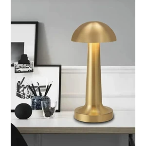 Atina Şarj Edilebilir Dokunmatik 3 Işık Gold Masa Lambası