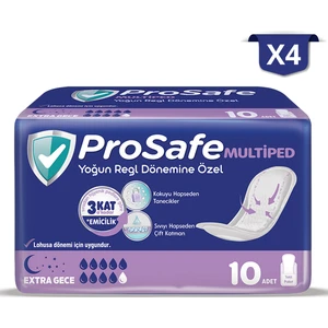 Multiped Extra Gece 10'lu x4