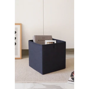 Rek Home Lacivert Dolap Içi Çamaşır Oyuncak Düzenleyici Katlanır Saklama Kutusu Organizer 28x28x28