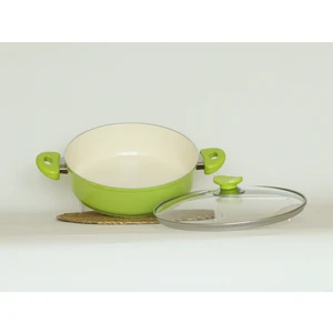 Seramik 28 cm Karnıyarık Tencere Yeşil