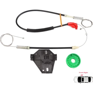 VW Transporter T4 Eurovan Caravelle 1990-2003 7D0959802 İçin Elektrikli Ön Sağ Cam Kriko Tamir Seti