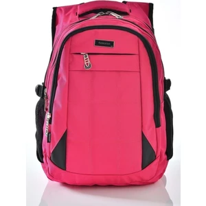 2227 Pembe Su Geçirmez Astarlı Kumaş Sırt Çantası