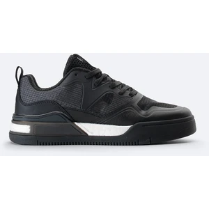 Erkek Siyah Esnek Taban Sneaker Ayakkabı A41Y8028
