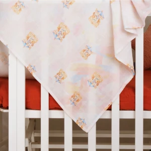 Hafy Baby Pamuk  Lunapark Temali Müslin Örtü 100 x 110