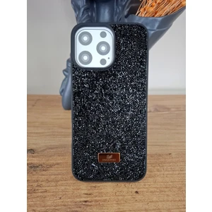 iPhone 16 Pro Uyumlu Işıltılı Taşlı Lüks İçi Kadife Kamera Çıkıntılı Swarovski Kılıf