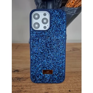 iPhone 16 Pro Uyumlu Işıltılı Taşlı Lüks İçi Kadife Kamera Çıkıntılı Swarovski Kılıf
