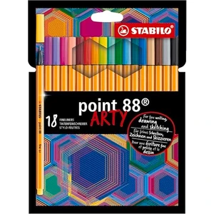Point 88 Arty İnce Keçe Uçlu Kalem Seti 18'li