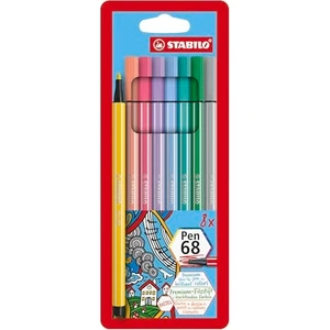 Pen Keçeli Kalem 68 8'Li Pastel Paket