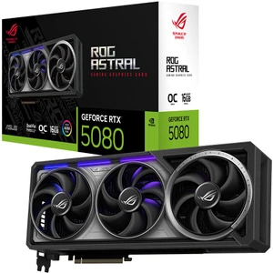 ASUS-ROG-ASTRAL-RTX5080-O16G-GAMING-NVIDIA-GEFORCE-RTX 5080-16GB GDDR7-256BIT--OC-2XHDMI-3XDP-RGB-DLSS4 Ekran Kartı