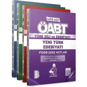 Benim Hocam Yayınları   Öabt Meb-Ags Türk Dili ve Edebiyatı Video Ders Notları 4 Lü Set