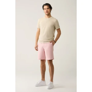 Erkek Somon Aspendos Relaxed Fit Şort Beli Lastikli Pamuk Karışımlı A41y3733
