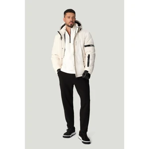 Erkek Siyah Carrot Fit Diyagonal Desenli Örme Pantolon A42y3061