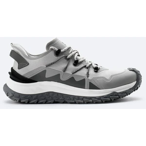 Erkek Gri %100 Kauçuk Taban Su Itici Sneaker Ayakkabı A42y8011